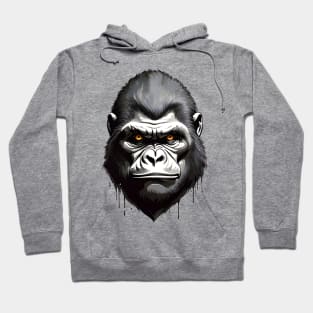 Angry Silverback Gorilla: Unleash the Power of Nature! Hoodie